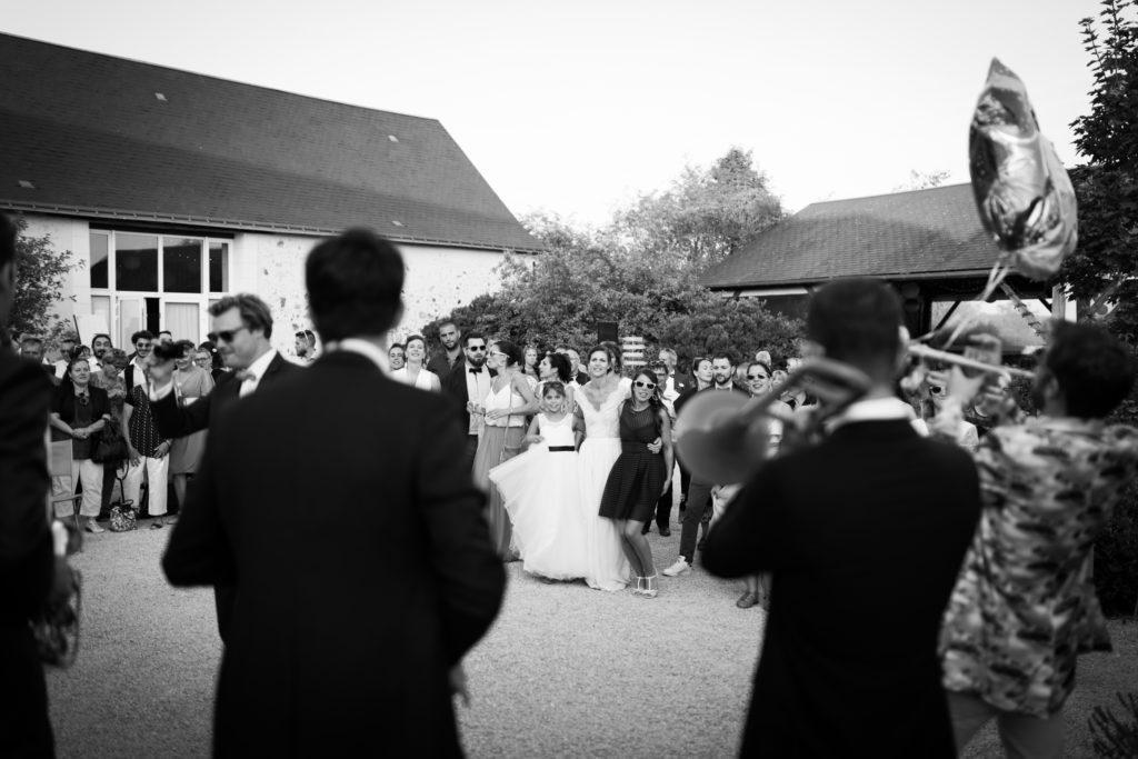 Fanfare à la ferme du carroir, Touraine. 