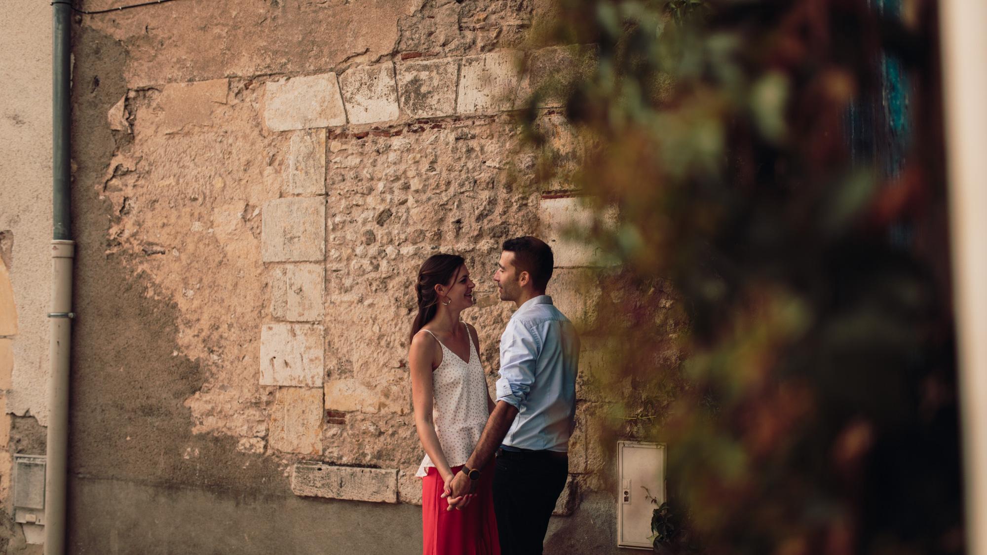 Engagement session, Orléans, Loire Valley, Street