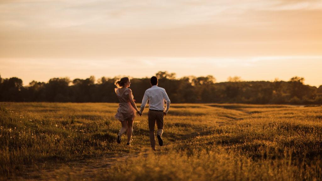 Séance couple, Loire, Chaumont sur Loire, Loire valley, Sunset, coucher de soleil