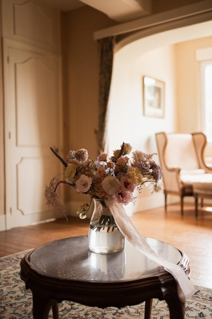 Mariage au manoir de sens, les préparatifs des mariés.